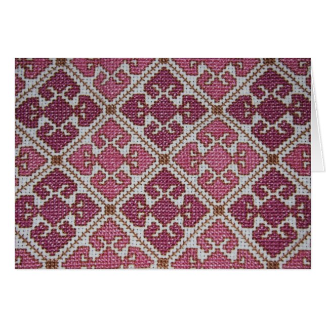 Cartão Bordado (Frente Horizontal)