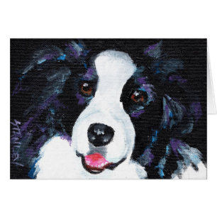 Cartão Border collie