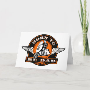 Cartão BORN TO BE DAD-Fathers Day Card