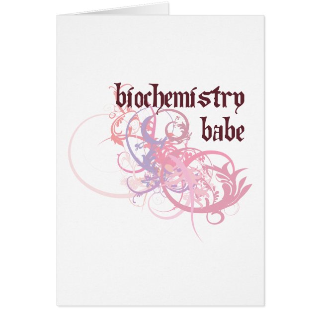 Cartão Borracho da bioquímica (Frente)