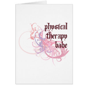 Cartão Borracho da fisioterapia