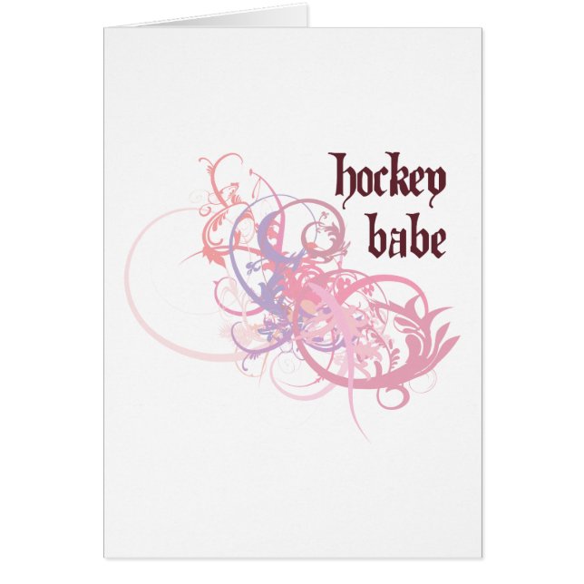 Cartão Borracho do hóquei (Frente)