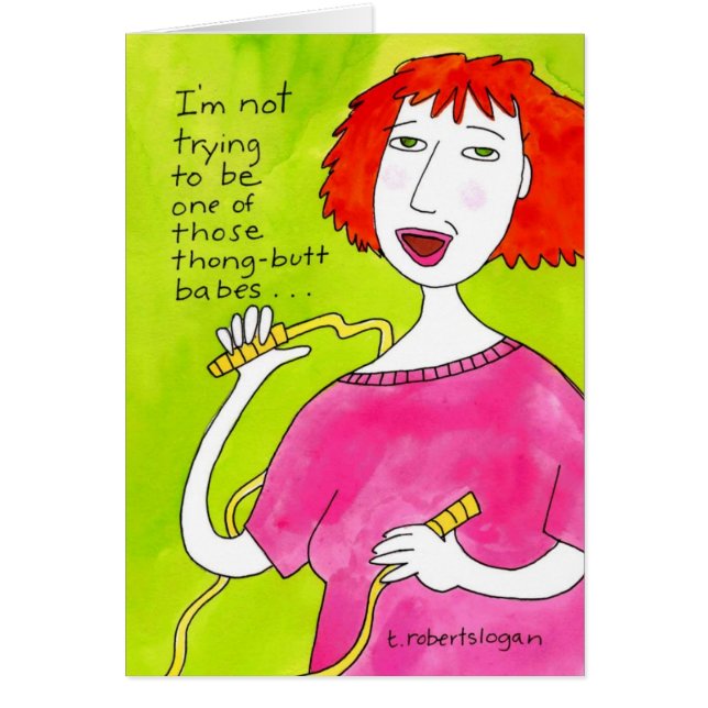 Cartão Borrachos do bumbum da tanga (Frente)