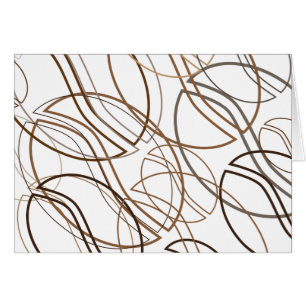 Cartão borrão de feijão de café