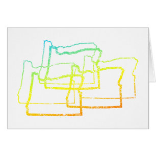 Cartão borrão de frio