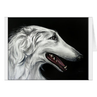 Cartão borzoi