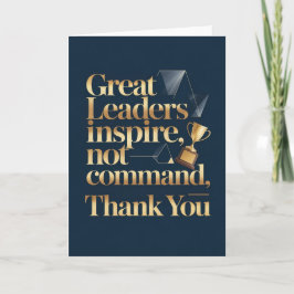 Cartão Boss or Mentor Thank You Card