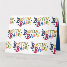 BOSTIN BABBY Black Country escreve New Baby Card