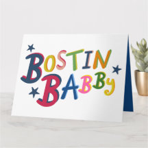 BOSTIN BABBY Black Country escreve New Baby Card