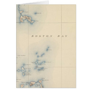 Cartão Boston Bay, Massachusetts