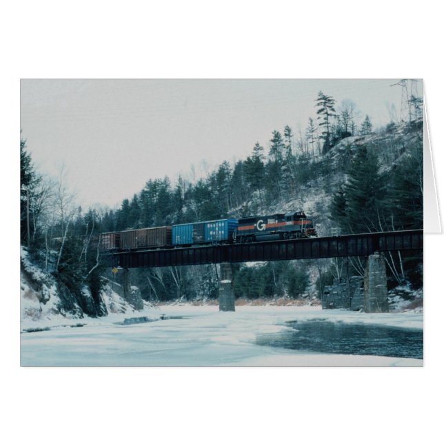 Cartão Boston e Maine, EMD (Frente Horizontal)