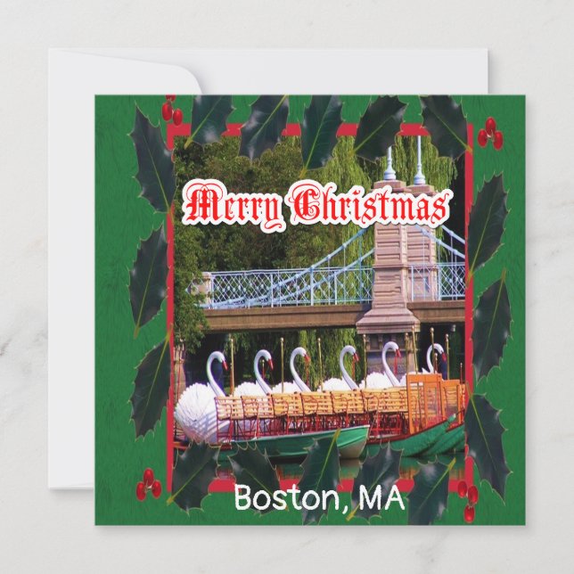 Cartão Boston, MÃES - Feliz Natal (Frente)