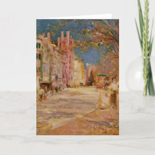 Cartão Boston Street Scene - Edward Mitchell Banister