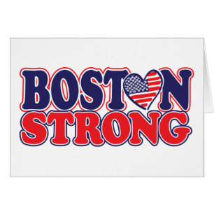Cartão Boston Strong