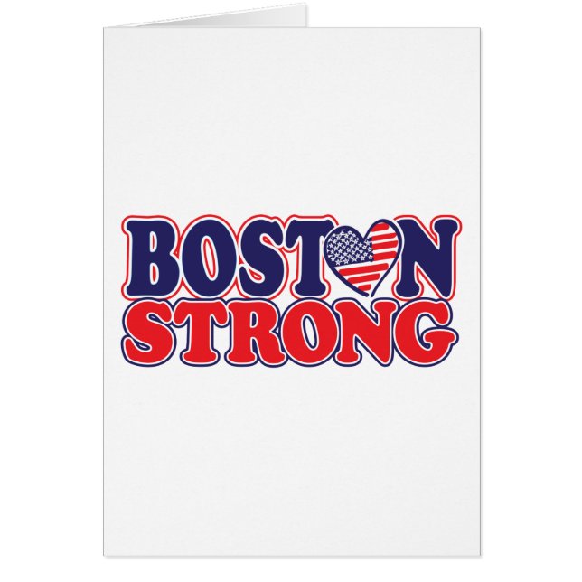 Cartão Boston Strong (Frente)