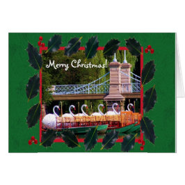 Cartão Boston Swan Boats - Felizes Férias