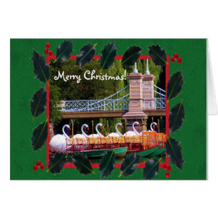 Cartão Boston Swan Boats - Felizes Férias