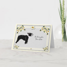 Cartão Boston Terrier com simpatia do Dogwood