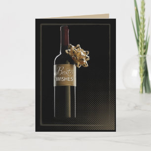 Cartão Bota de vinho para Parabéns de casamento