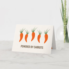Cartão Botanical Carrots Collection Birthday