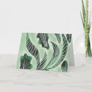 Cartão Botânico Especialista Botânico Grenal Desenhado 