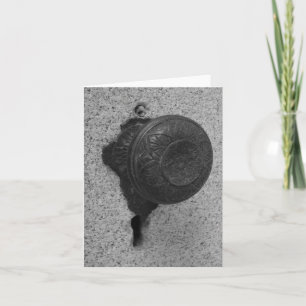 Cartão Botão da porta - Placa de anotação