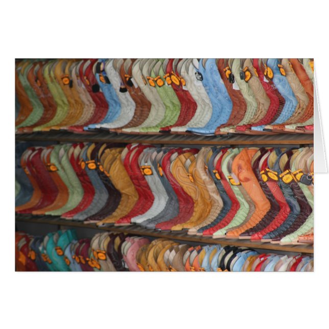 Cartão botas (Frente Horizontal)