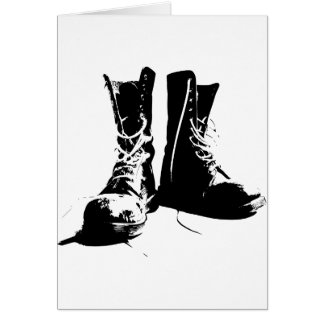 Cartão Botas do Exército