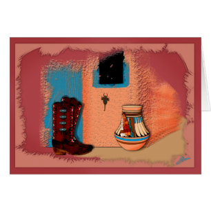 Cartão Botas "N" Adobe