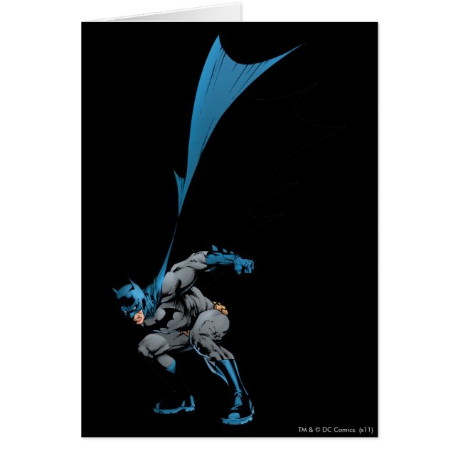 Cartão Botas para o Batman (Frente)