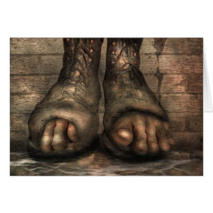 Cartão Botas velhas