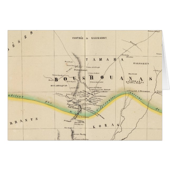 Cartão Botsuana, África do Sul 51 (Frente Horizontal)