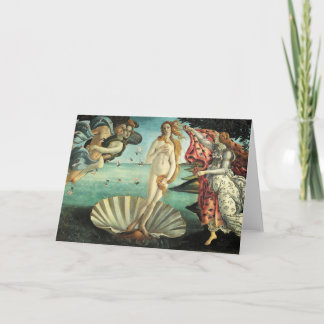 Cartão Botticelli - Nascimento de Vênus