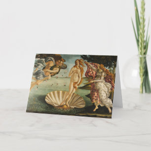 Cartão Botticelli The Birth of Venus Greeting Card