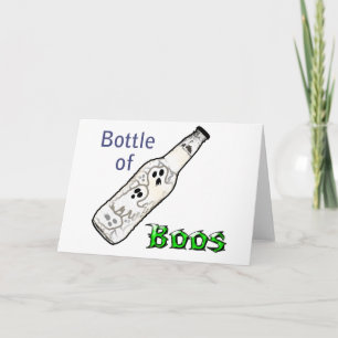Cartão Bottle of Boos