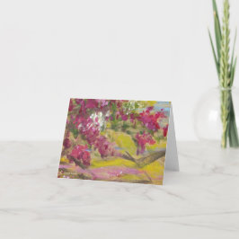 Cartão Bougainvillea jamaicano / Notecard