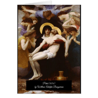 Cartão Bouguereau Pietà