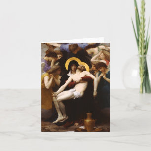 Cartão Bouguereau Pieta Note Card