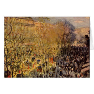 Cartão Boulevard des Capucines de Claude Monet, Arte Fino