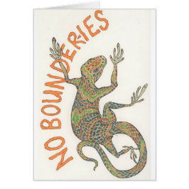 Cartão Bounder o lagarto