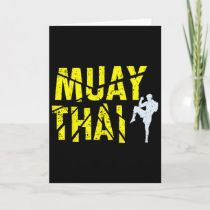 Cartão Boxe Tailandesa - Boxe Muay Thai Kickboxing