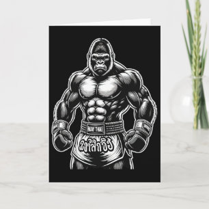 Cartão Boxe Tailandesa e Kickboxing - Muay Thai Gorilla