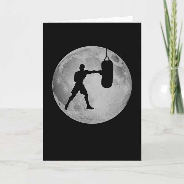 Cartão Boxen Moon Boxing Boxer Box (Frente)