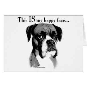 Cartão Boxer Happy Face