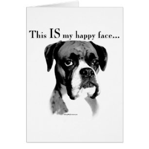 Cartão Boxer Happy Face