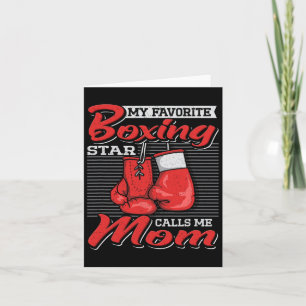 Cartão Boxer Mãe Minha Estrela De Boxing Favorita Me Liga