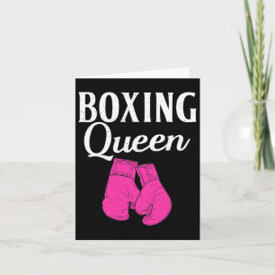 Cartão Boxer Queen Sport Fighting Boxer