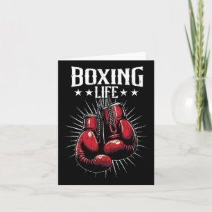 Cartão Boxin Life Kickboxer traz a profissão de Kickboxer