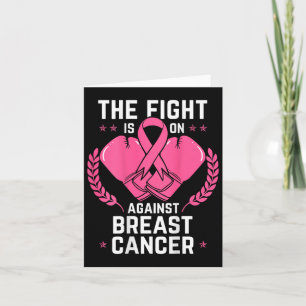 Cartão Boxing Admirável de Quimioterapia com Cancer de Se