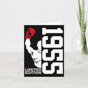 Cartão Boxing Boxer 70 Birthday Boxing Edition 1955